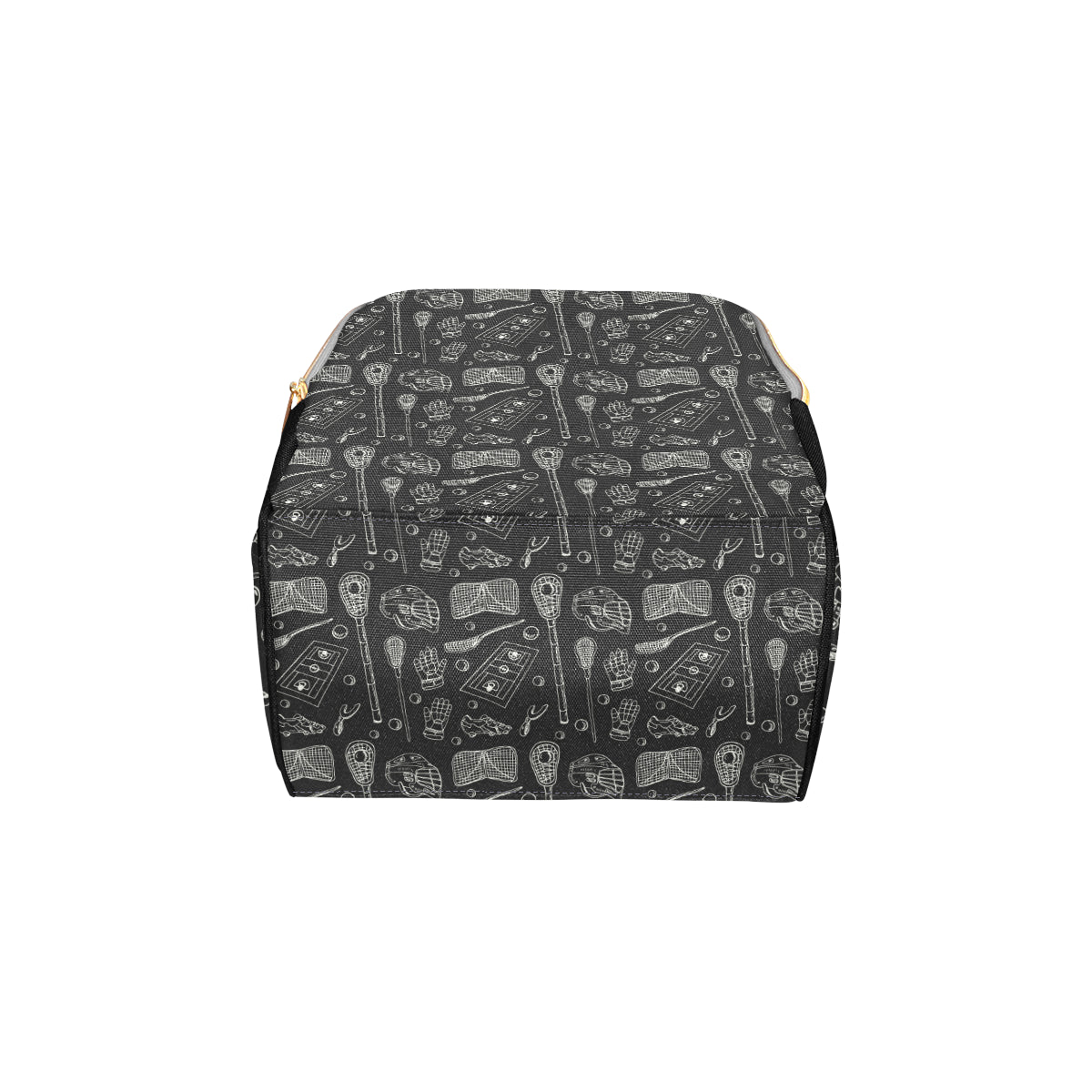 Lacrosse Pattern Print Design 01 Diaper Bag Backpack