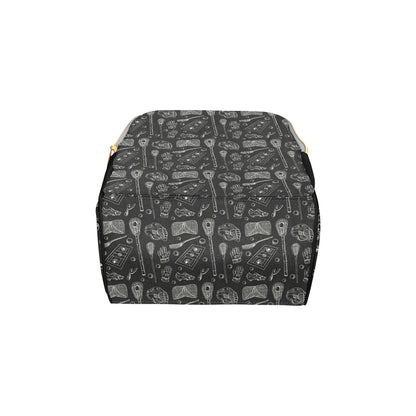 Lacrosse Pattern Print Design 01 Diaper Bag Backpack