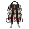 Hibiscus Print Design LKS3011 Diaper Bag Backpack