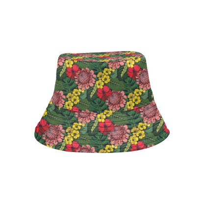 Summer Floral Print Design LKS305 Unisex Bucket Hat