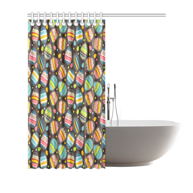 Easter Eggs Pattern Print Design RB03 Shower Curtain