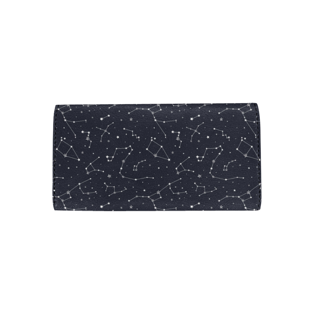 Constellation Pattern Print Design 03 Women's Trifold Wallet
