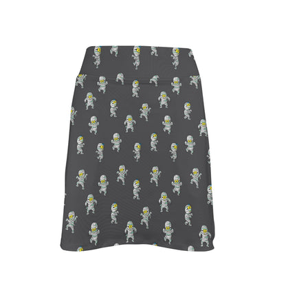Mummy Print Design LKS305 17" Golf & Pickleball Skort with Pockets