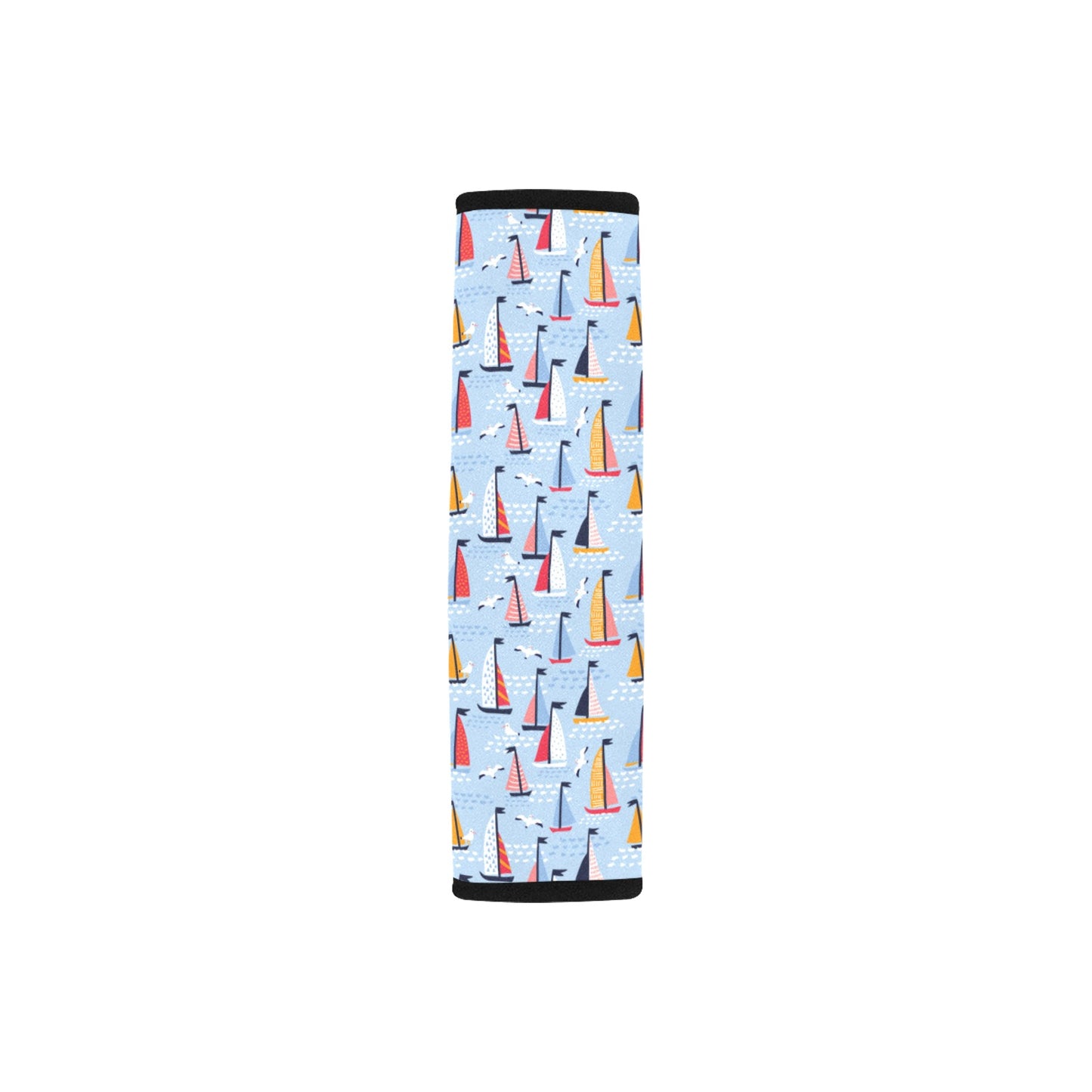 Sailboat Print Design LKS304 Car Seat Belt Cover