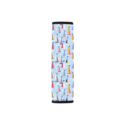 Sailboat Print Design LKS304 Car Seat Belt Cover