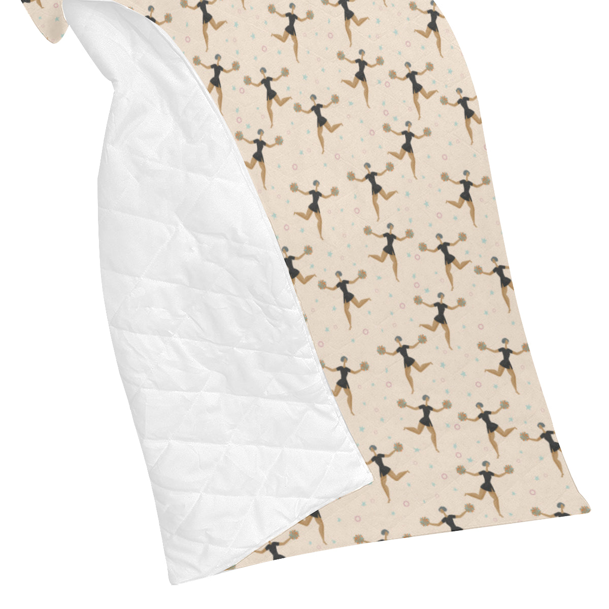 Cheerleader Pattern Print Design 03 Premium Quilt