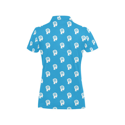 Psychology Pattern Print Design A03 Women's Polo Shirt