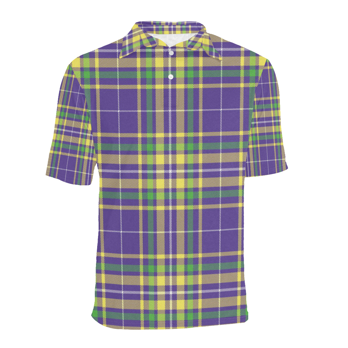 Mardi Gras Pattern Print Design 010 Men Polo Shirt