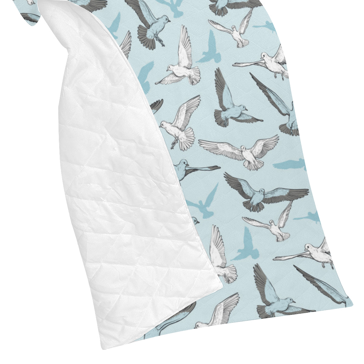 Pigeon Pattern Print Design 03 Premium Quilt