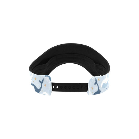 Whale Print Design LKS305 Unisex Sun Visor