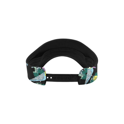 Budgerigar Pattern Print Design 03 Unisex Sun Visor