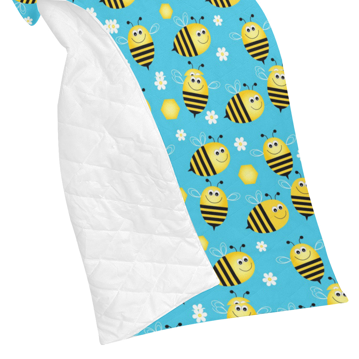 Bee Pattern Print Design BEE06 Premium Quilt