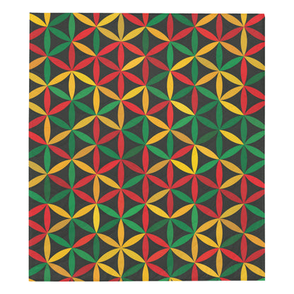 Rasta Pattern Print Design A04 Premium Quilt