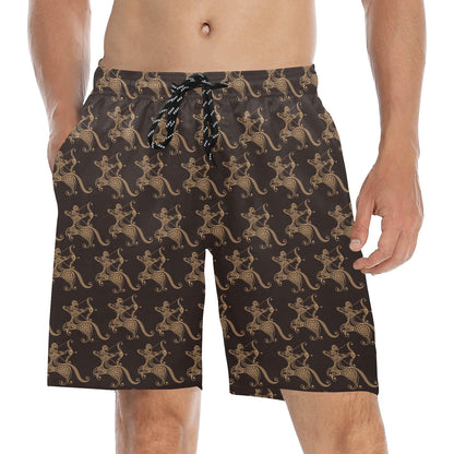 Sagittarius Print Design LKS301 Men's Swim Trunks Beach Shorts