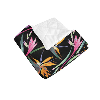 Tropical Flower Pattern Print Design TF017 Premium Quilt