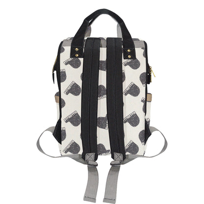 Piano Pattern Print Design 04 Diaper Bag Backpack