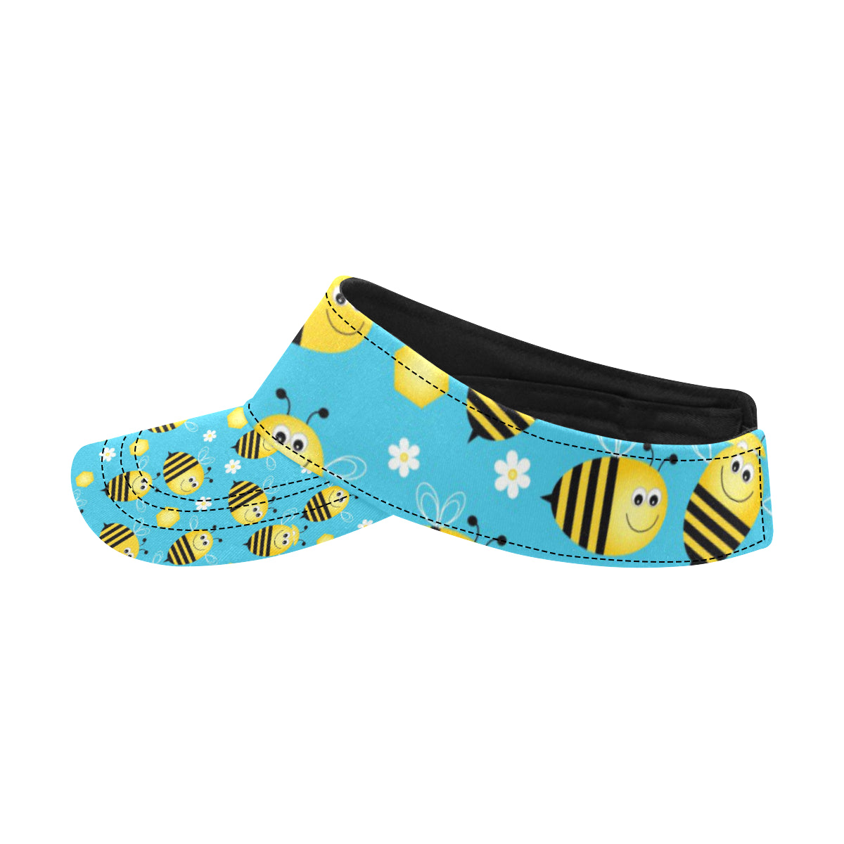 Bee Pattern Print Design BEE06 Unisex Sun Visor