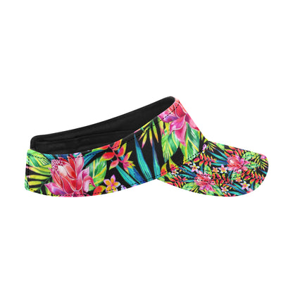 Heliconia Pattern Print Design HL02 Unisex Sun Visor