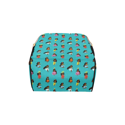 Hula Dancers Pattern Print Design 04 Diaper Bag Backpack