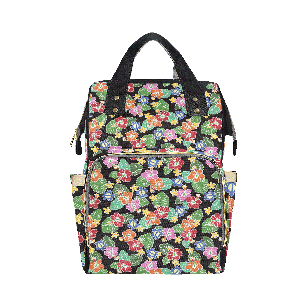 Hawaiian Themed Pattern Print Design H010 Diaper Bag Backpack
