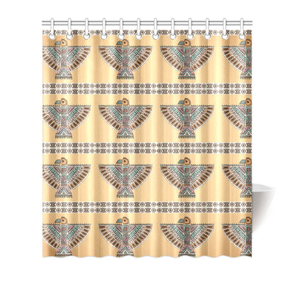 Native American Eagle Pattern Shower Curtain