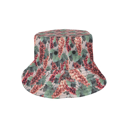 Grape Pattern Print Design GP01 Unisex Bucket Hat