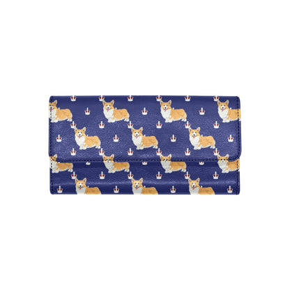 Pembroke Welsh Corgis Pattern Print Design A07 Women's Trifold Wallet