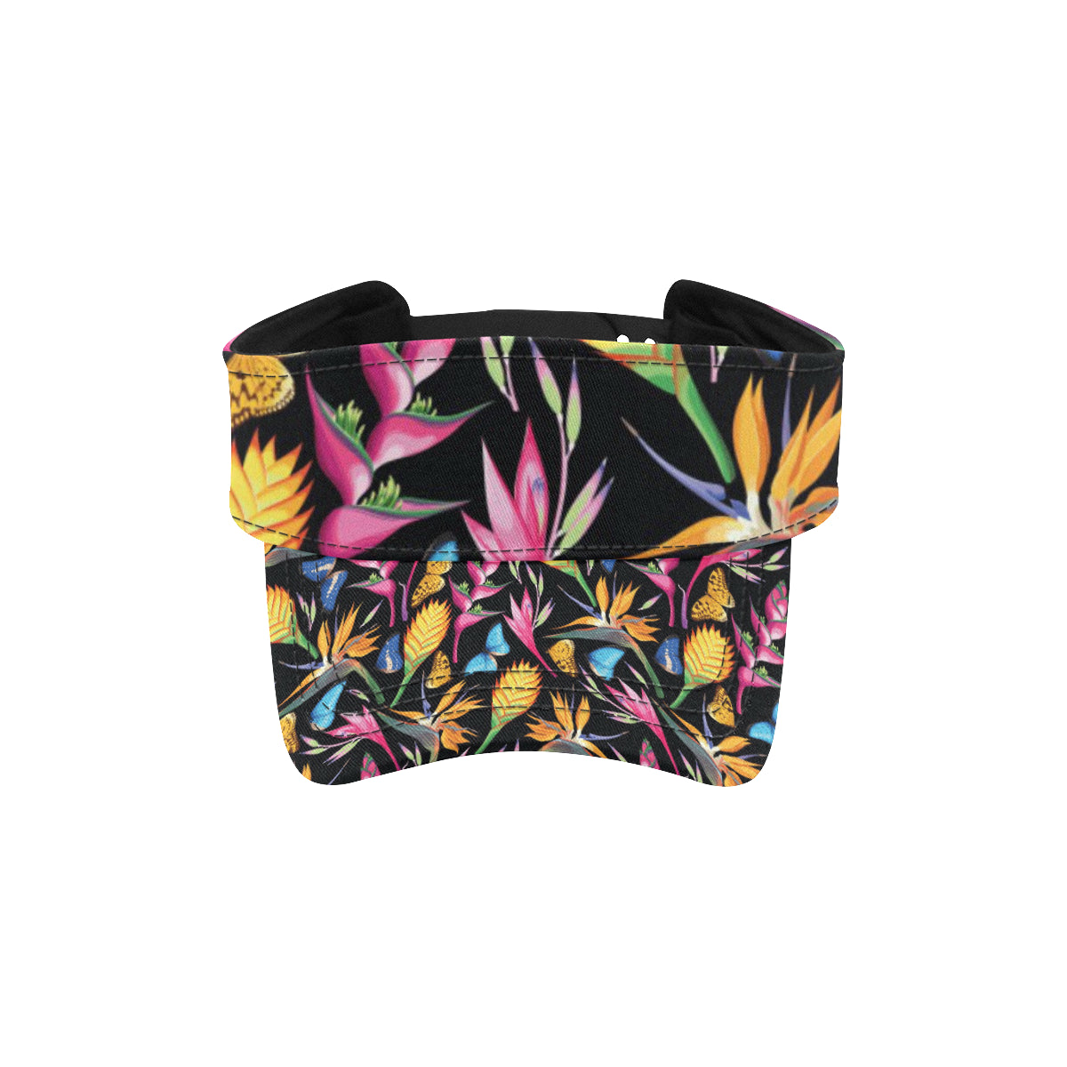 Tropical Flower Pattern Print Design TF016 Unisex Sun Visor