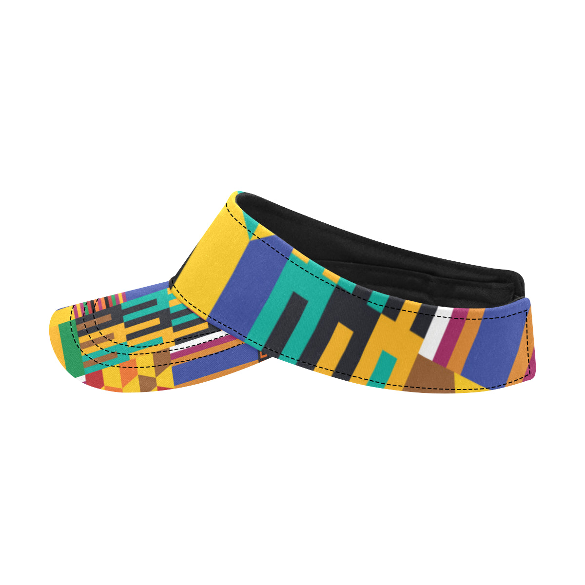 Kente Pattern Print Design 03 Unisex Sun Visor