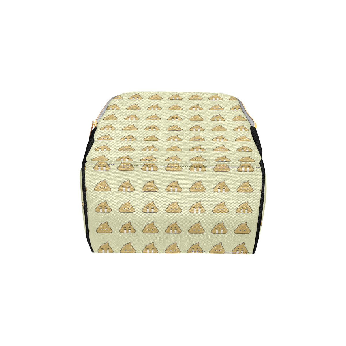 Poop Emoji Pattern Print Design A04 Diaper Bag Backpack