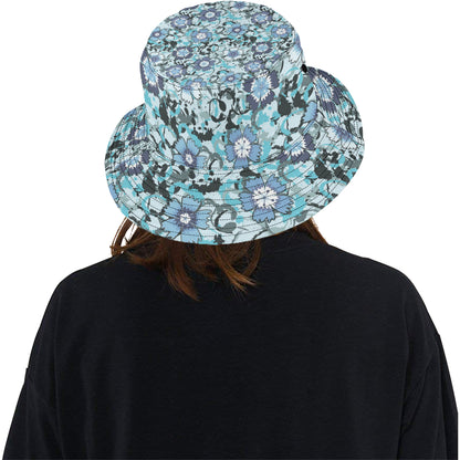 Carnations Pattern Print Design CN04 Unisex Bucket Hat