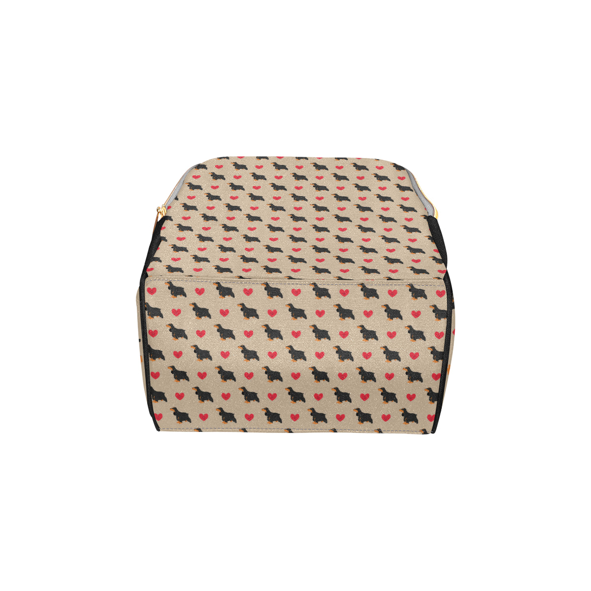 Cocker Pattern Print Design 02 Diaper Bag Backpack
