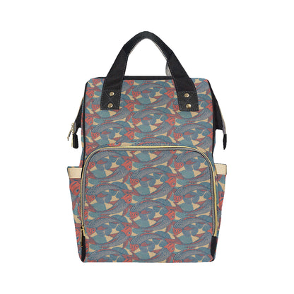 Pisces Pattern Print Design A01 Diaper Bag Backpack