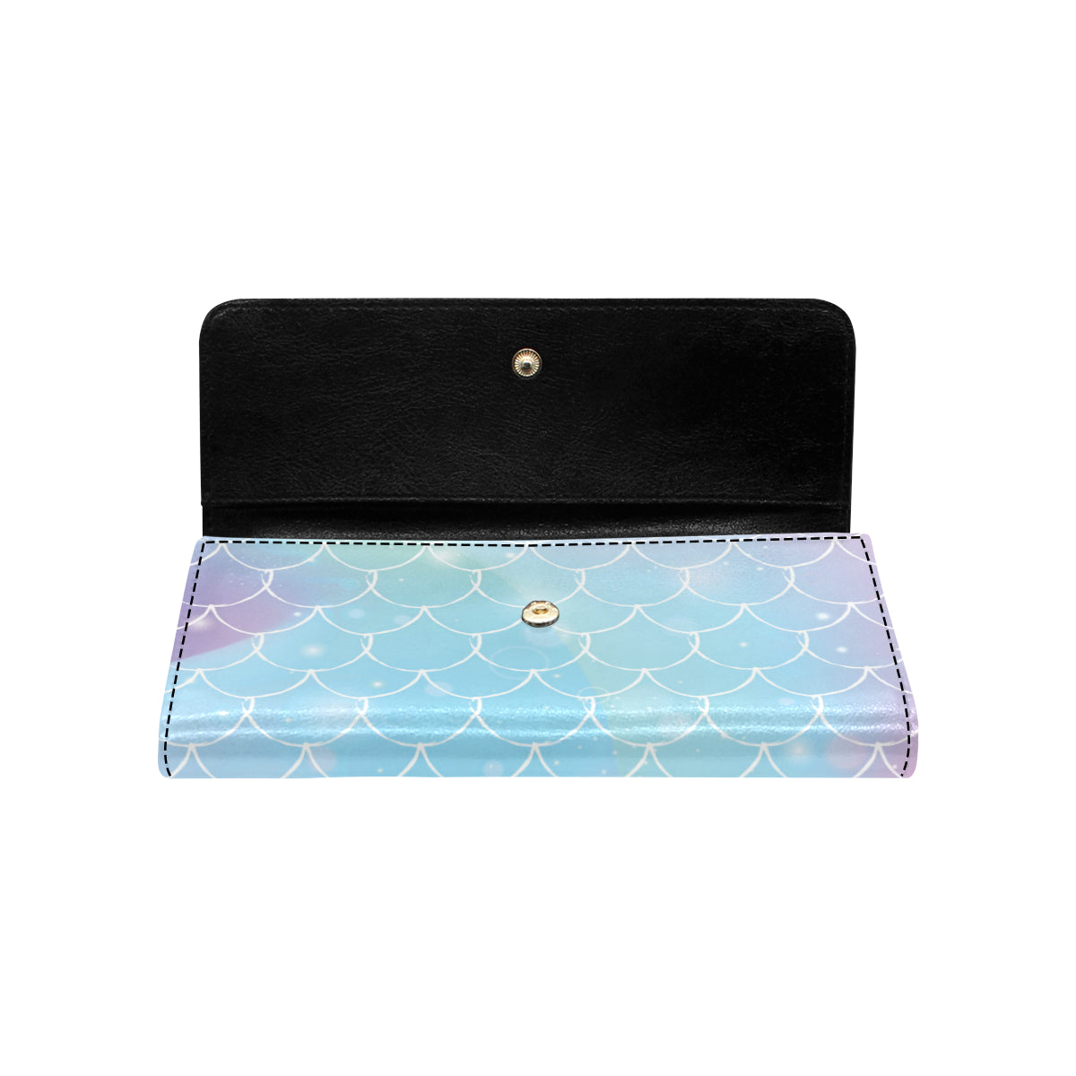 Rainbow Pattern Print Design A06 Women's Trifold Wallet