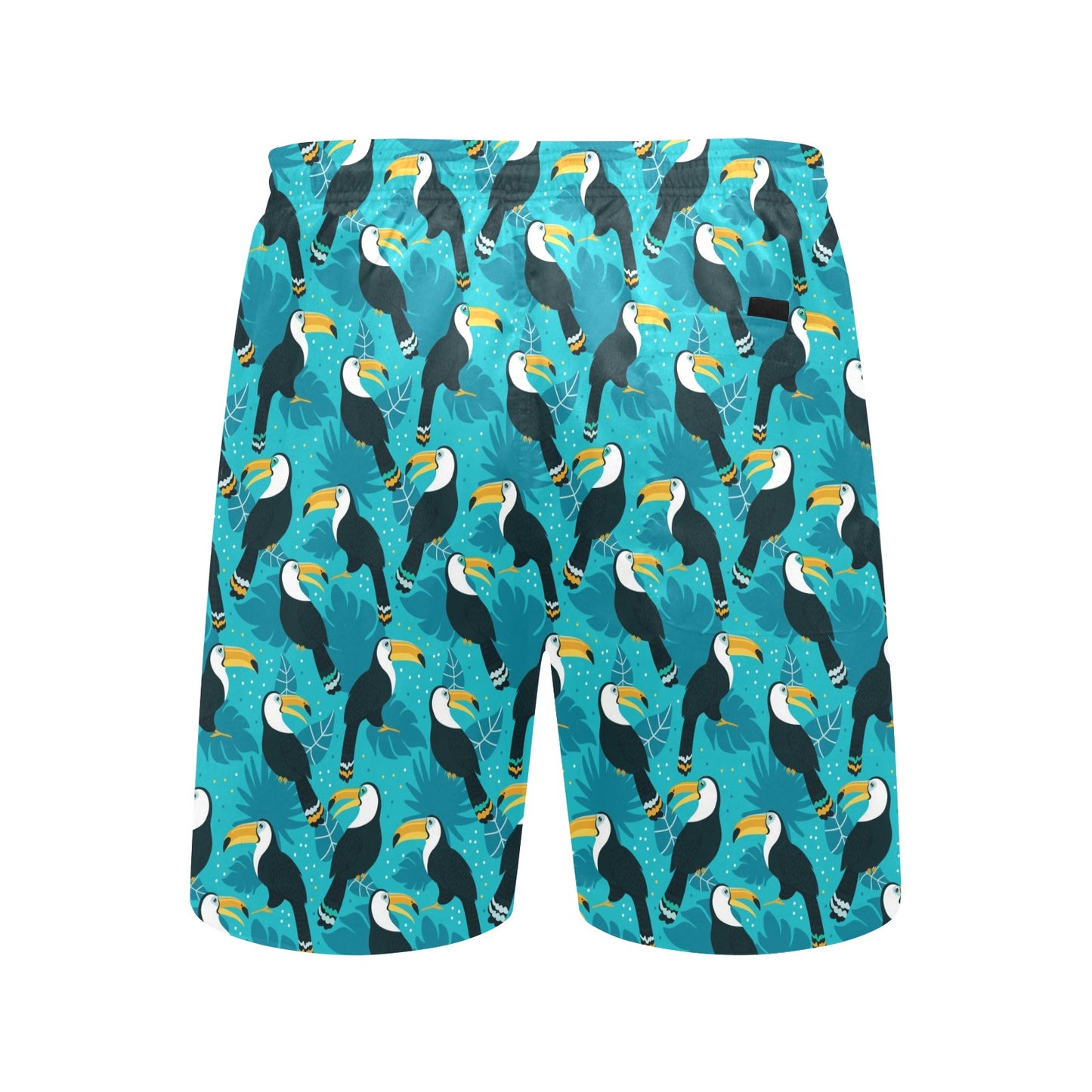 Toucan Parrot Pattern Print Men's Swim Trunks Beach Shorts