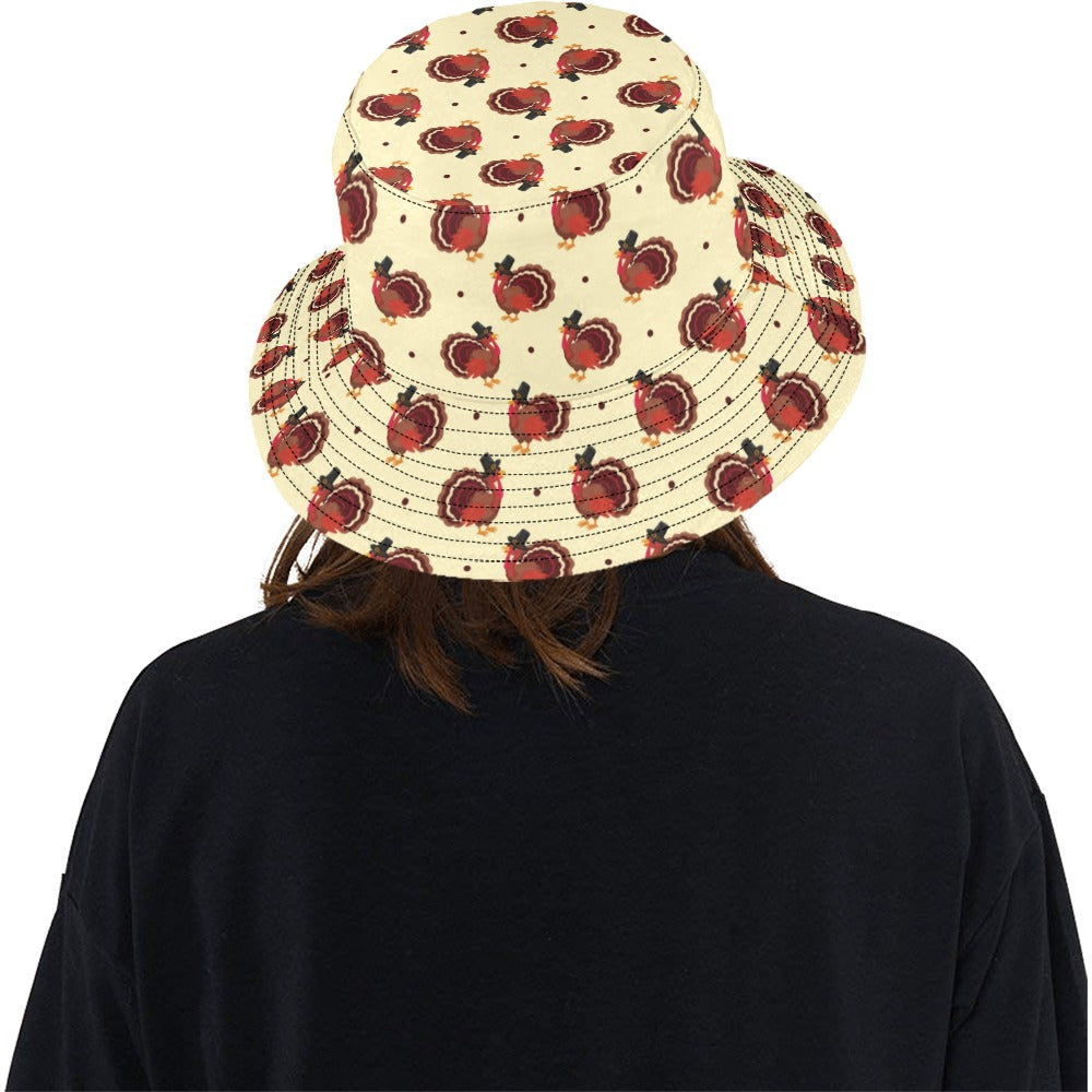 Thanksgiving Print Design LKS3010 Unisex Bucket Hat