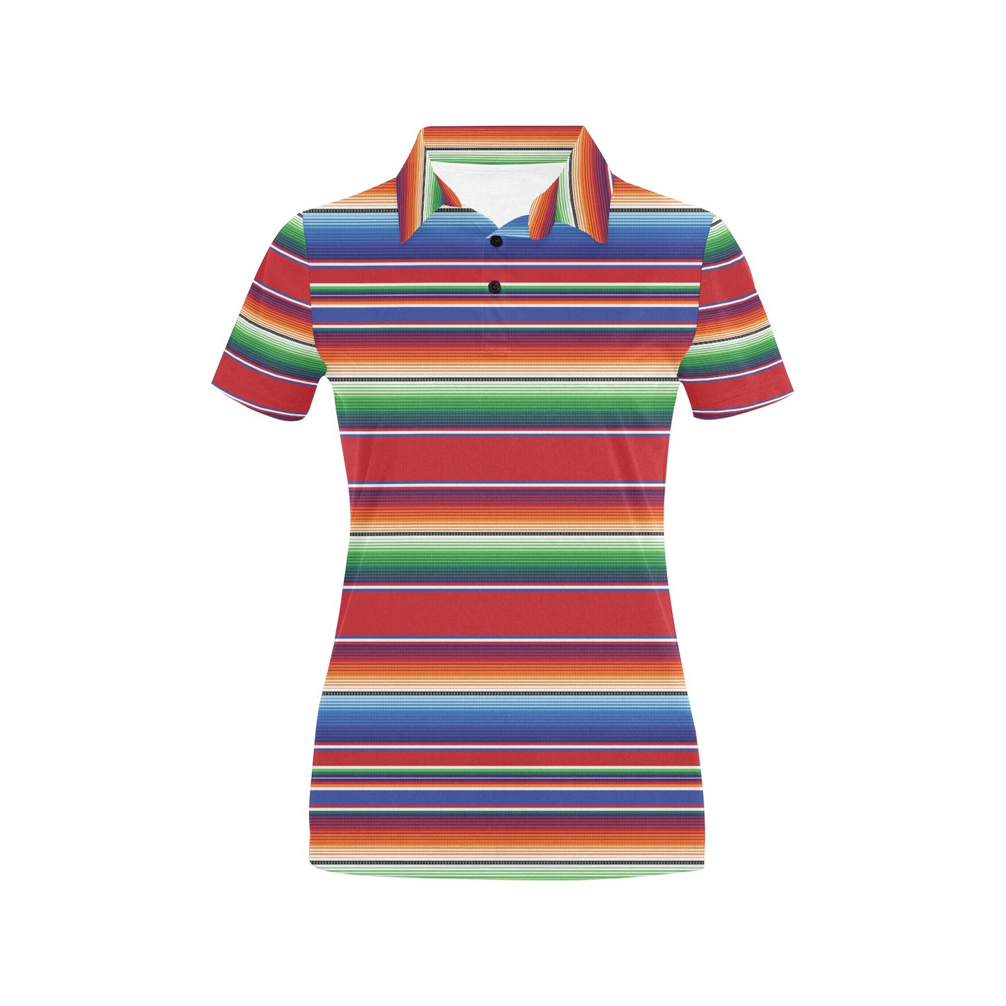 Serape Print Design LKS304 Women's Polo Shirt
