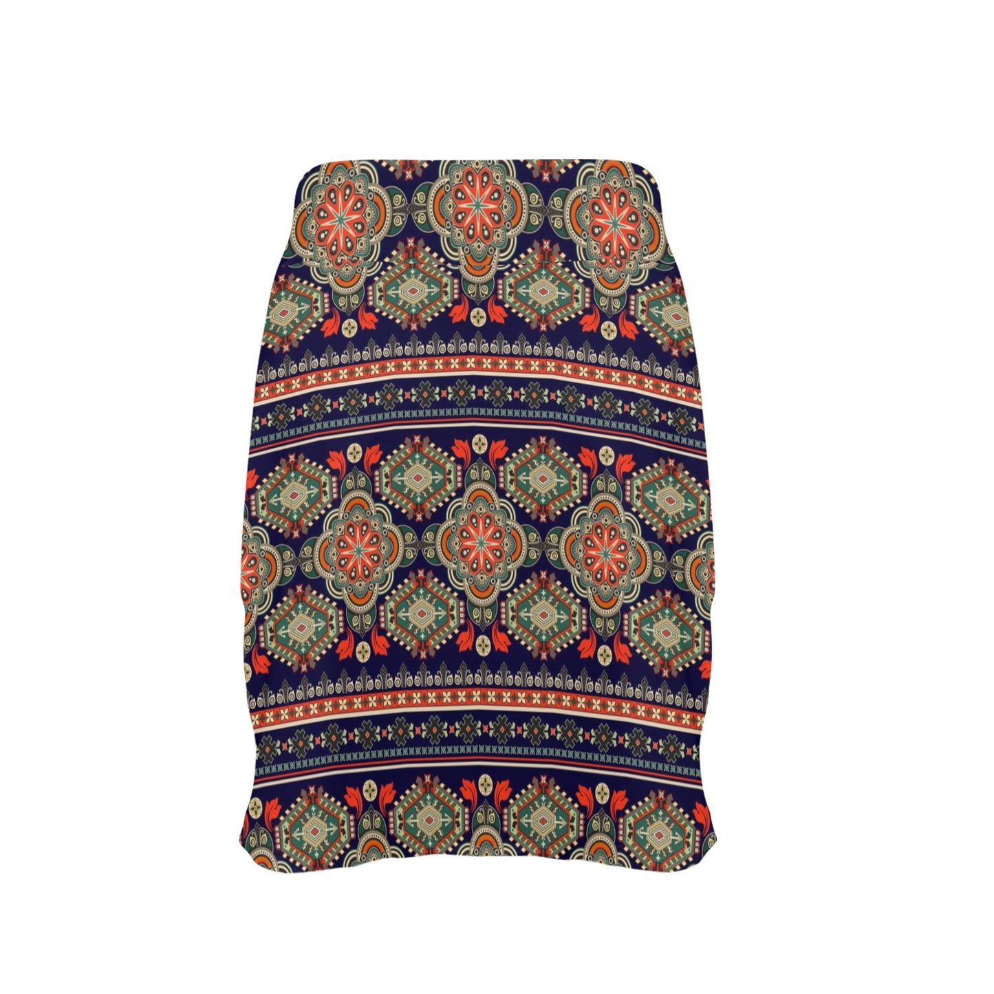 Ethnic Geometric Print Pattern 17" Golf & Pickleball Skort with Pockets
