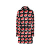 Steak Print Design LKS303 Women's Fleece Robe