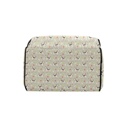 Toy Fox Terriers Print Design LKS301 Diaper Bag Backpack