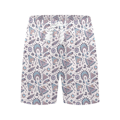 Eagles Native American Indian Symbol Men's Swim Trunks Beach Shorts