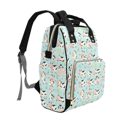 Cattle Print Design LKS403 Diaper Bag Backpack