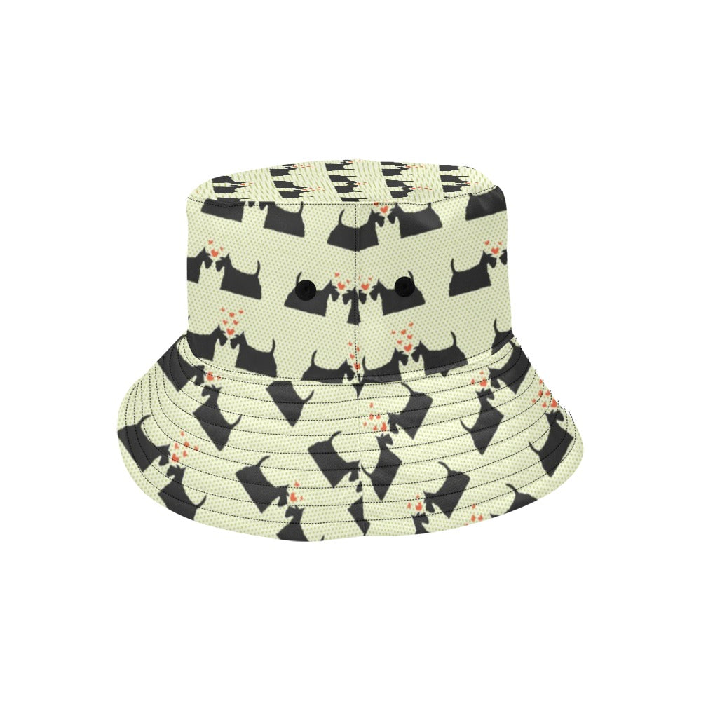 Scottish Terriers Print Design LKS304 Unisex Bucket Hat