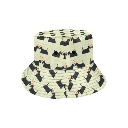 Scottish Terriers Print Design LKS304 Unisex Bucket Hat