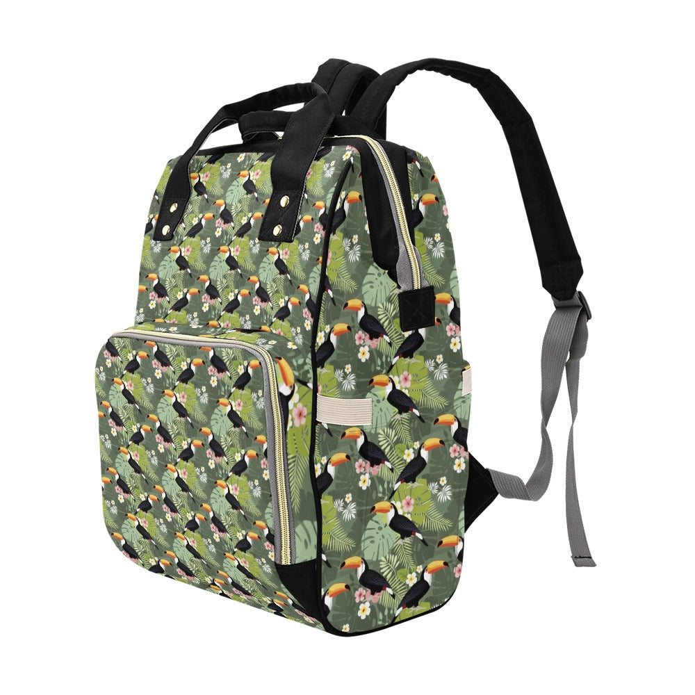 Toucan Print Design LKS304 Diaper Bag Backpack