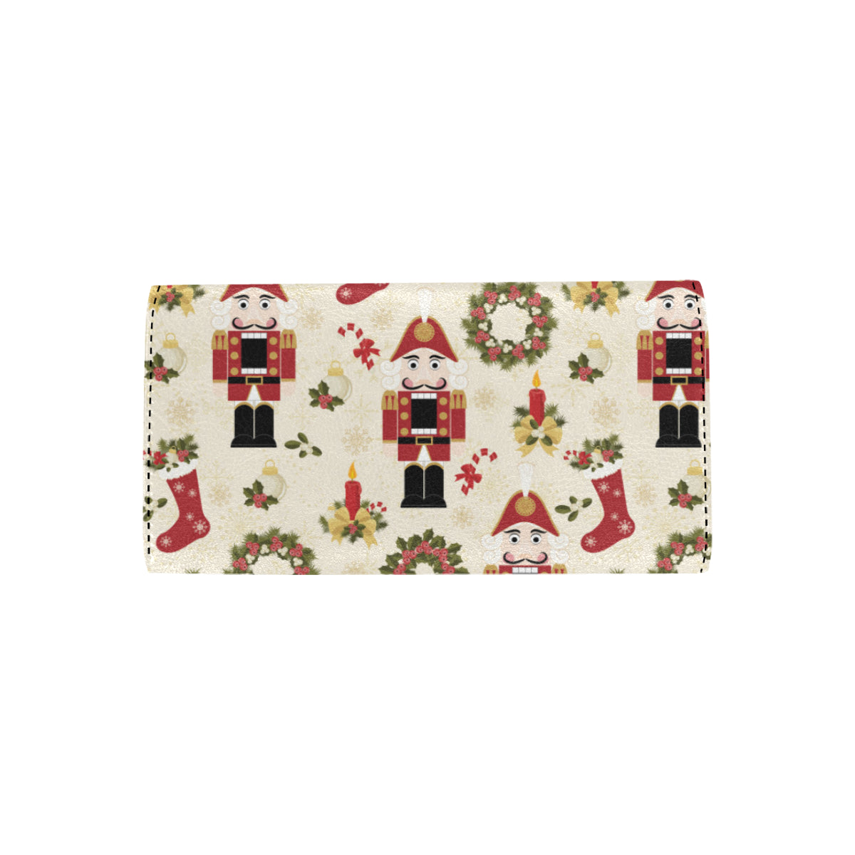 Nutcracker Pattern Print Design A01 Women's Trifold Wallet