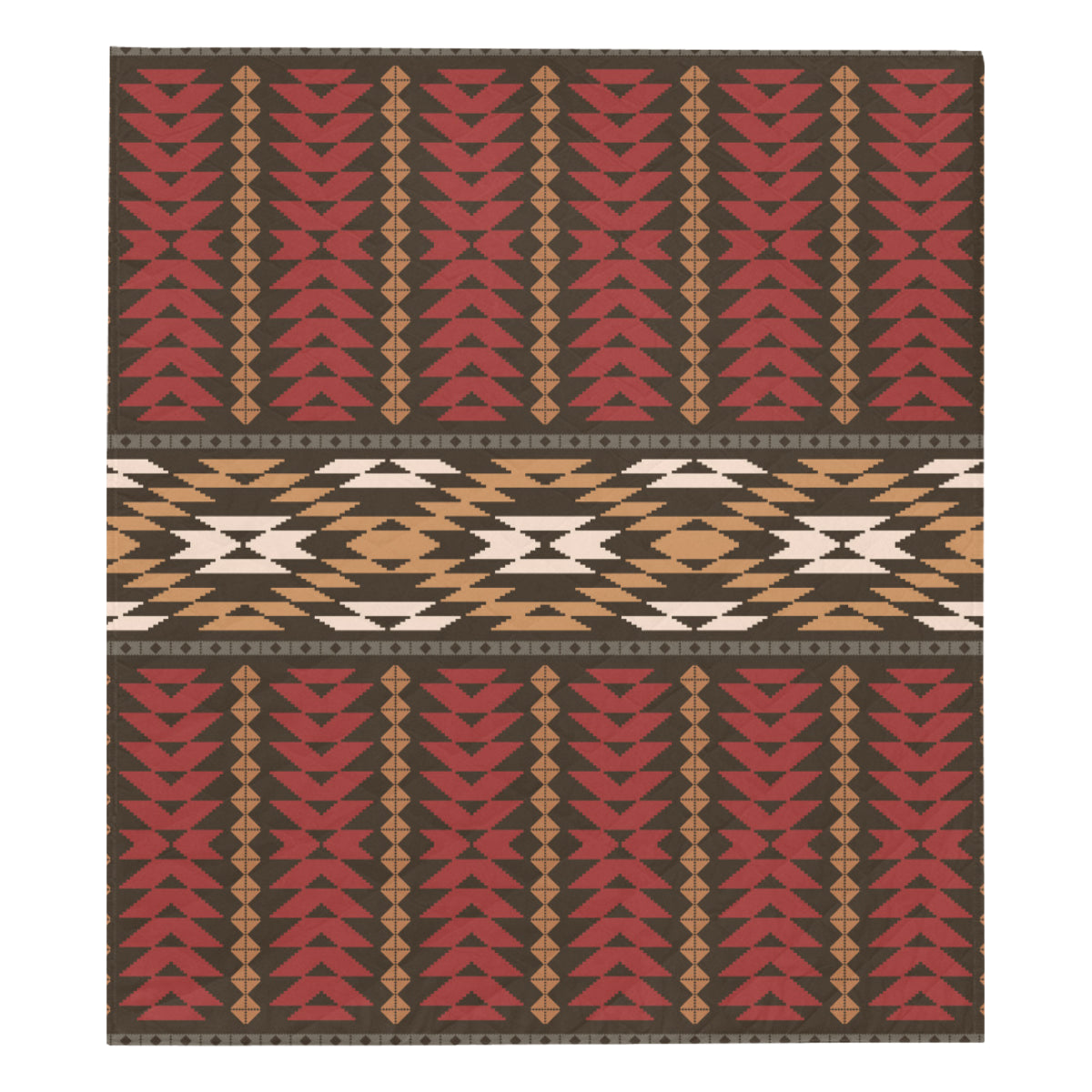 Native Pattern Print Design A02 Premium Quilt