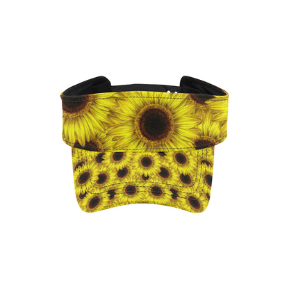 Sunflower Pattern Print Design SF011 Unisex Sun Visor