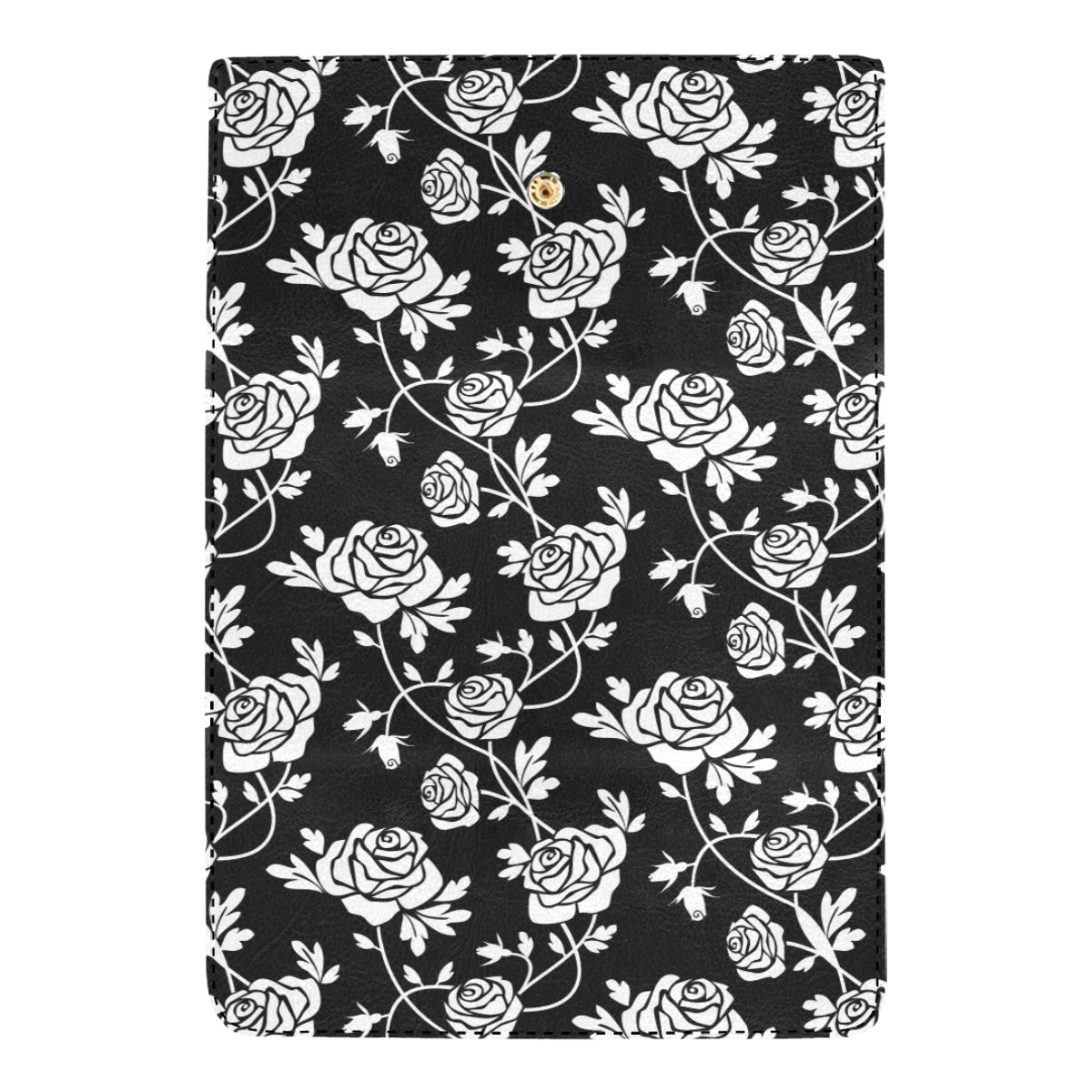Rose Pattern Print Design RO013 Women's Trifold Wallet