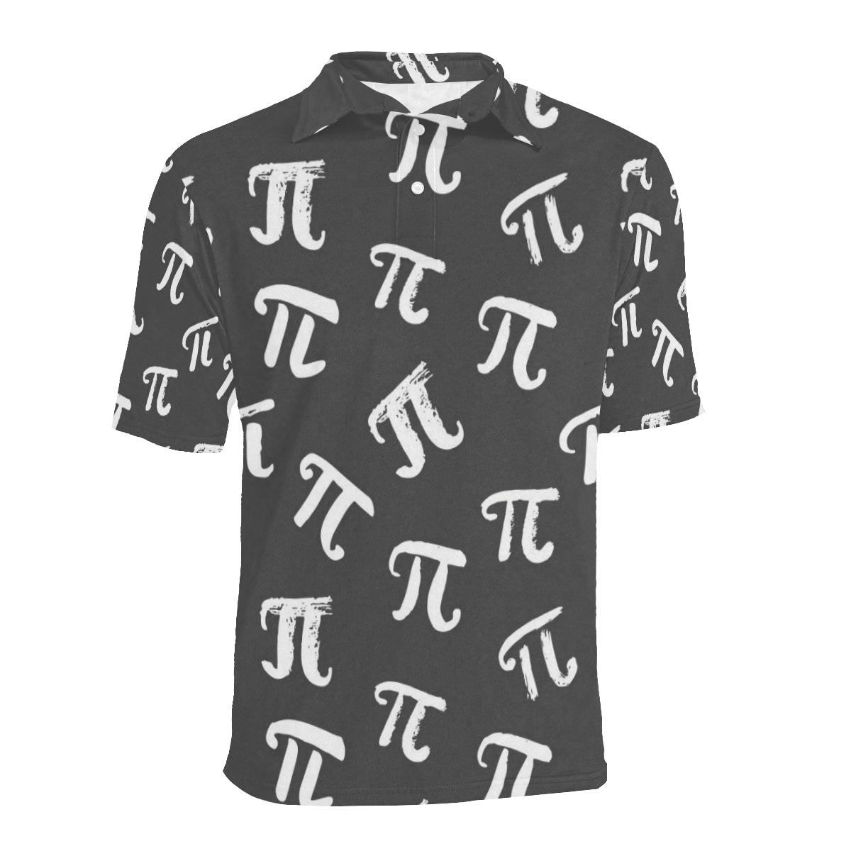 Pi Day Pattern Print Design A02 Men Polo Shirt
